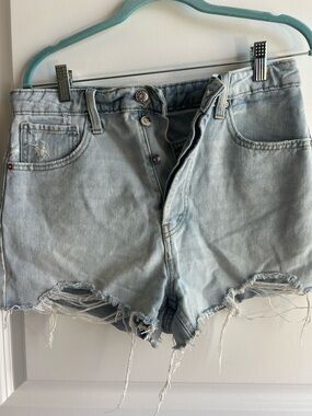 wild fable Light Wash Distressed Denim Shorts